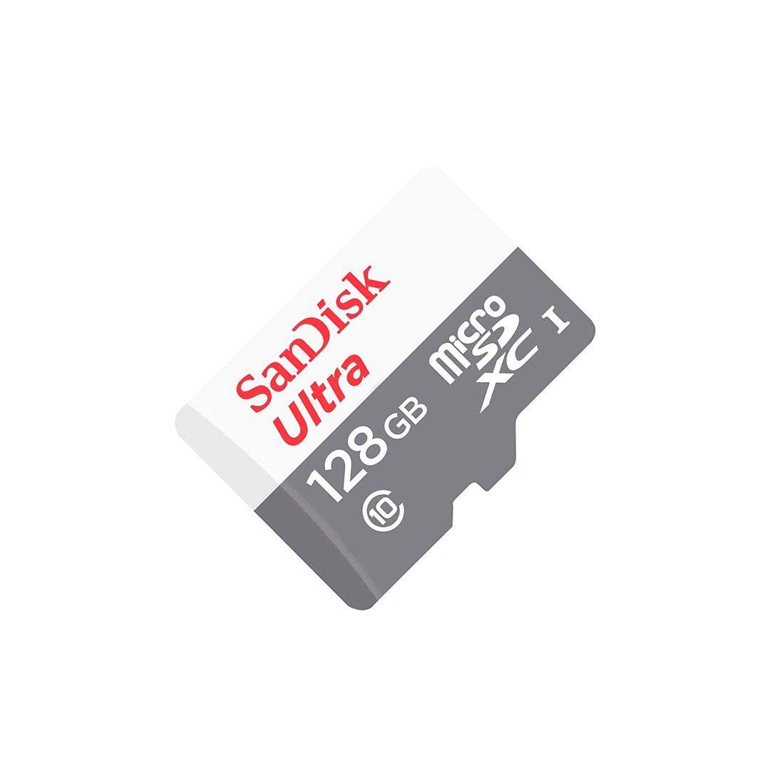بطاقة سانديسك الترا 128 جيجابايت 100 ميجابايت/ثانية UHS-I فئة 10 microSDXC - SDSQUNR-128G-GN6MN بطاقة سانديسك الترا 128 جيجابايت 100 ميجابايت/ثانية UHS-I فئة 10 microSDXC - SDSQUNR-128G-GN6MN